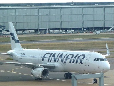Finnair A320 at London Heathrow