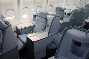 Air Finnair Boeing A330 New business Class Jan 2010