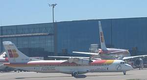 Air Nostrum ATR-72 at Madrid April 2005