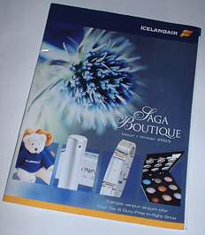 Icelandair Saga Boutique Inflight Shopping Magazine March 2003