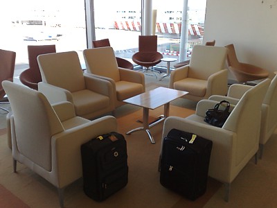 KLM London Business Class lounge - Holideck - May 2009