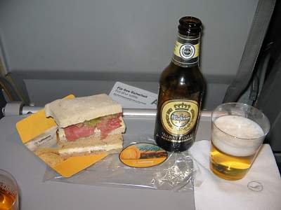 Lufthansa Snack DUS-LHR Jan 2005
