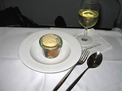 Lufthansa Dinner FRA-HKG Dec 2007
