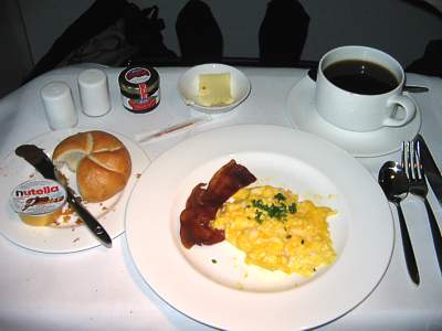 Lufthansa Dinner FRA-HKG Dec 2007