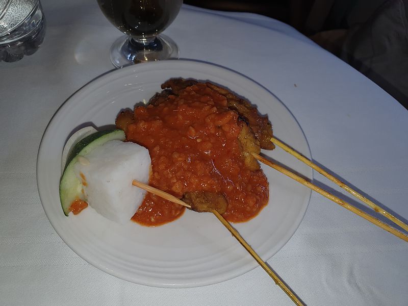 Malaysia Airlines Business Class Inflight Meal KUL to Sydney July 2019