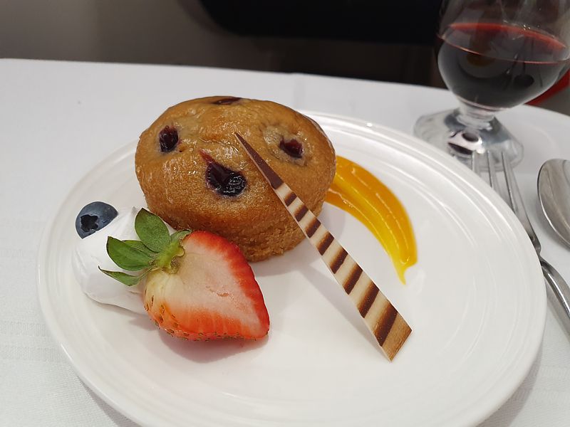 Malaysia Airlines Business Class Inflight Meal KUL to Sydney July 2019