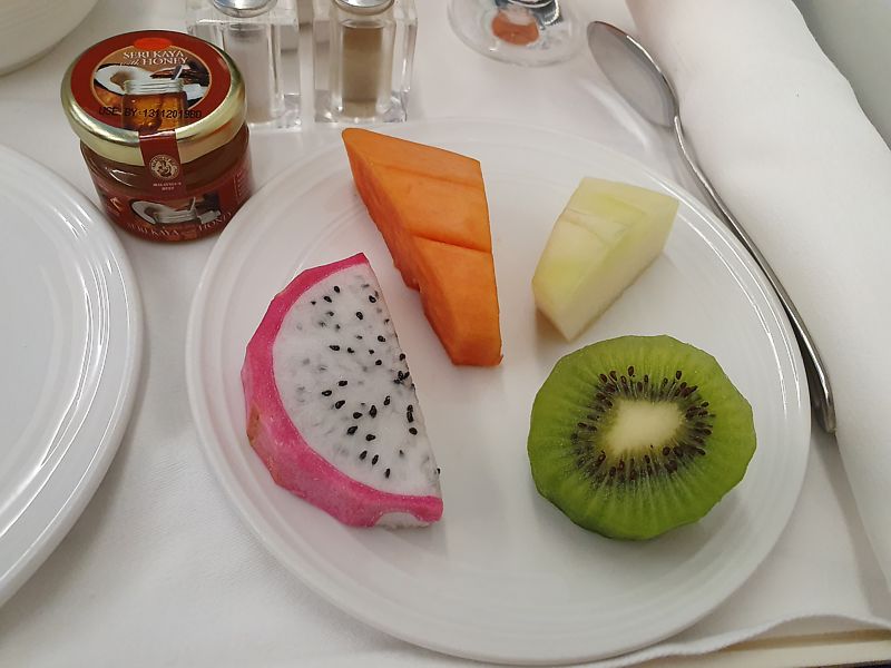 Malaysia Airlines Business Class Inflight Meal KUL to Sydney July 2019