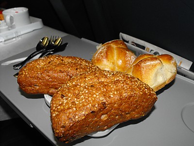 LHR to Malta Business Class Food May 2009