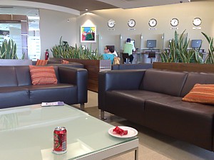 Air Malta MLA Business Class lounge May 2009