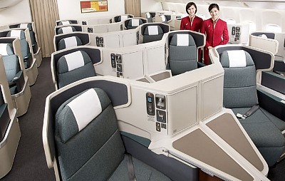 New Cathay Pacific Business Class cabin