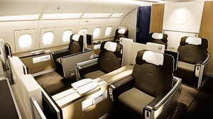 Lufthansa A380 First Class cabin