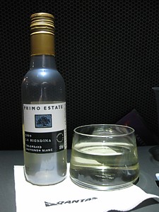 Primo La Biondina Colombard Sauvignon Blanc on Qantas June 2010