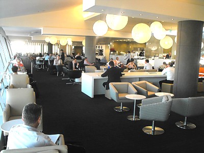 Sydney T3 Domestic Business Class lounge Nov 2010