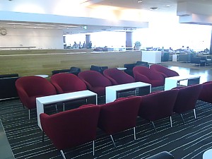 QantasClub business class lounge Sydney T3 Nov 2009