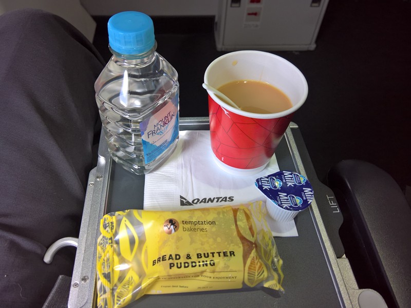 Qantas Inflight Meal Economy Class SYD MEL Nov 2016