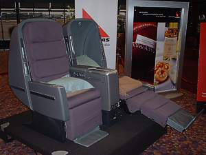 Qantas 747 business class