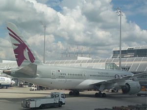 Qatar Airways Boeing 787 Munich July 14
