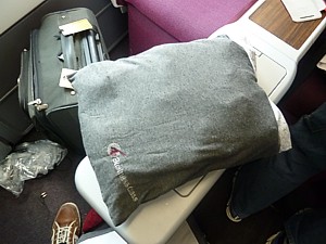 Qatar Airways Business Class pyjamas