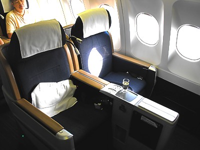 SAS A340 Business class Sept 2009