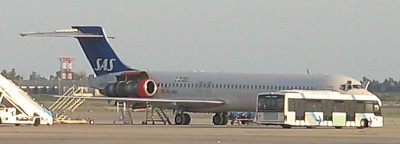 SAS MD82 at Barcelona Nov 2007
