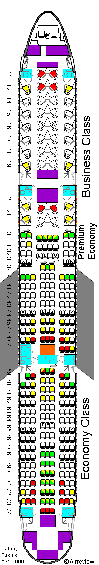 Cathay Pacific Business Class Seating Chart