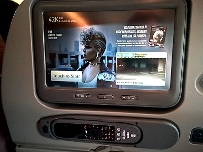 Emirates A380 inflight entertainment