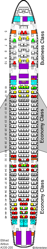 Etihad Flight Seating Chart