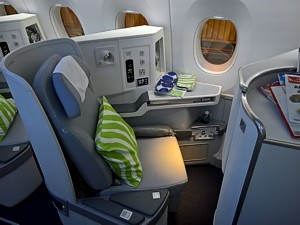 Finnair A350 Business Class seat 19G