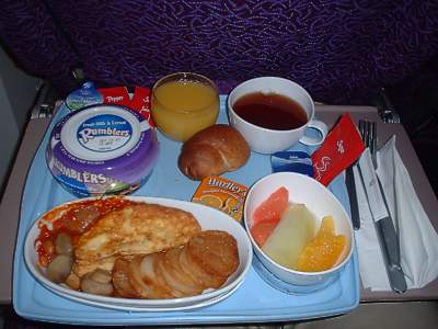 LHR-SIN Breakfast Apirl 2004