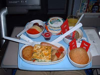 SIN-LHR Breakfast Apirl 2003