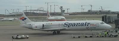 Barcelona Spanair Boeing 717 Aug 2006