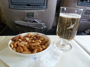 Sri Lankan Airlines inflight Sparkling Wine