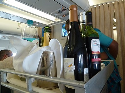 Sri Lankan Airlines inflight wine