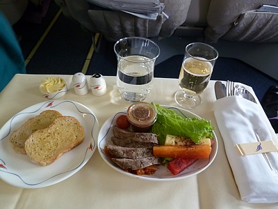 SriLankan Airlines inflight meals SIN-CMB July 2010