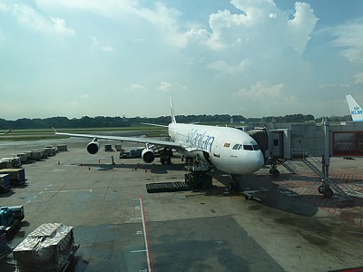 SriLankan Airlines A340 Singapore 2011