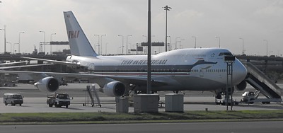 Thai Airways Boeing 747 in historical livery at Bangkok July 2010