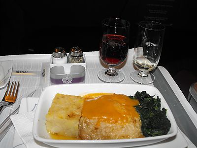 Thai Airways inflight Food BKK-SYD July 2010