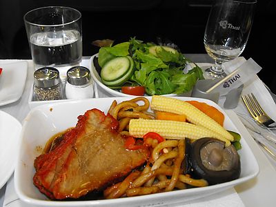 Thai Airways inflight Food SYD-BKK July 2010