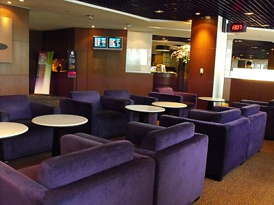 Thai Airways Bangkok Royal Silk Lounge Concourse C  West July 2010