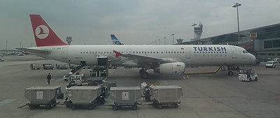 Turkish Airlines Airbus A321 at Istanbul June 2011