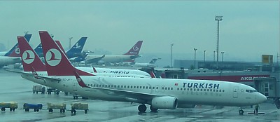 Turkish Airlines Boeing 737 at Istanbul June 2011