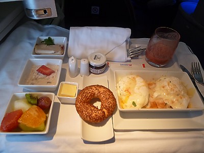 Turkish Airlines Food IST-HKG in Biz June 2011