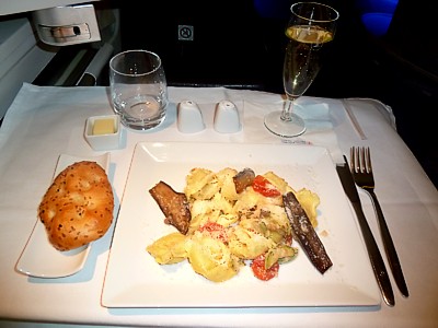 Turkish Airlines Food IST-HKG in Biz June 2011