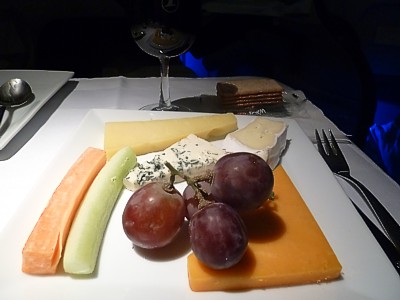 Turkish Airlines Food IST-HKG in Biz June 2011