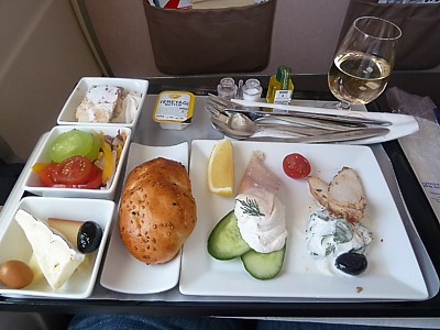 Turkish Airlines Food VIE-IST in Biz June 2011