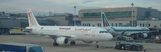 Tunisair at London Heathrow October 03
