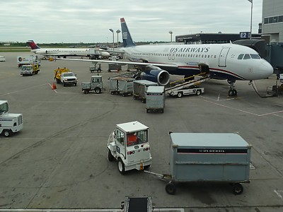 US Airways Airbus A320 at Minneapolis November 2011