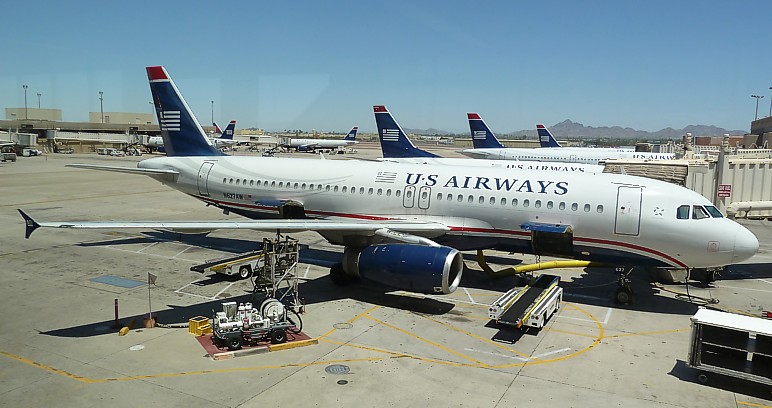 US Airways Airbus A320 at Pheonix June 2011