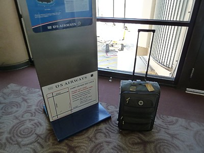 Size Carry Luggage on Us Airways Luggage Check November 2011