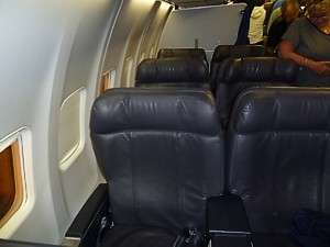 United Continental First Class seat - ex CO seat on a 737 - June 2011
